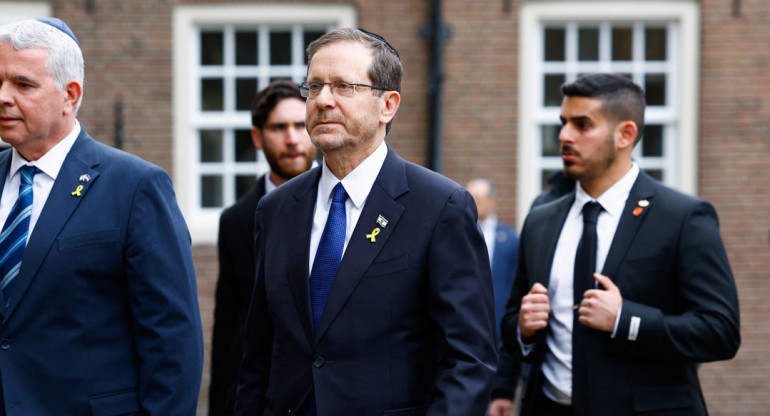 Isaac Herzog, presidente de Israel. Foto: REUTERS.