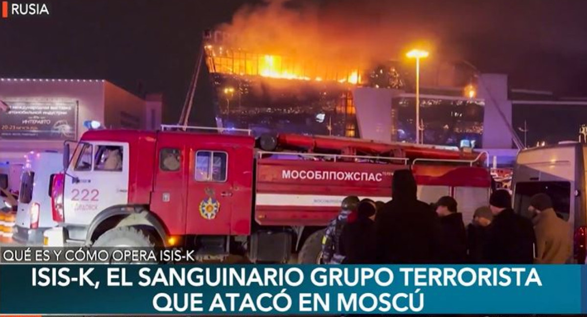 ISIS-K, el grupo terrorista que atacó en Moscú. Foto: captura