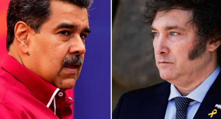 Nicolás Maduro y Javier Milei.