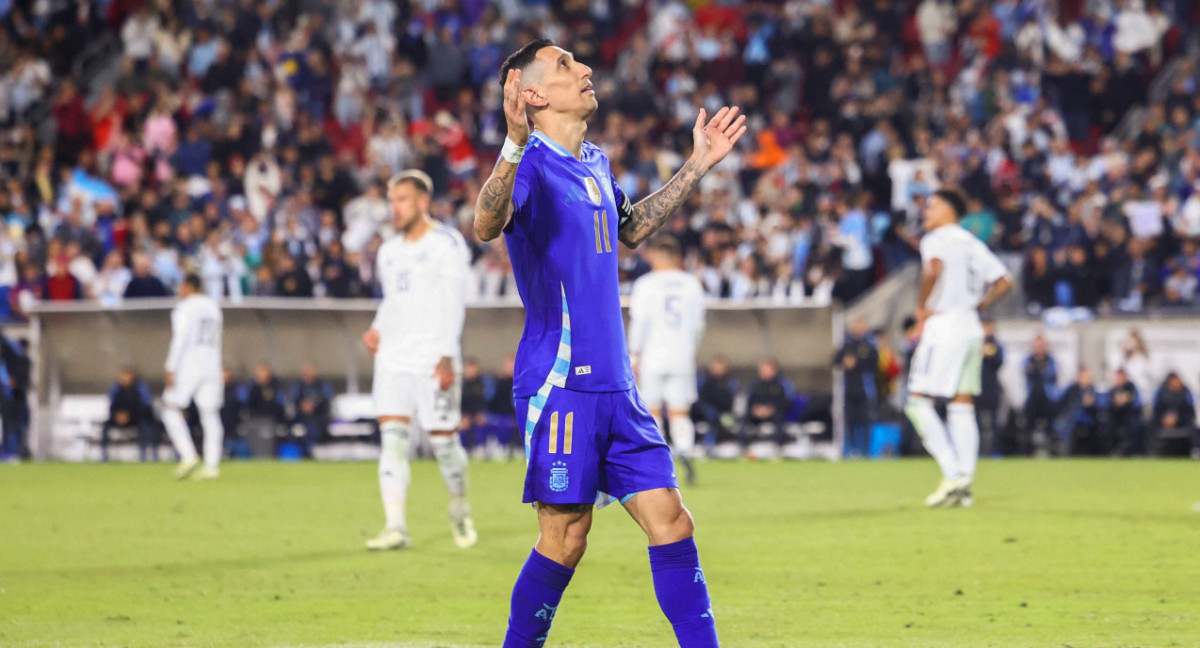 Ángel Di María, Selección Argentina. Foto: NA.