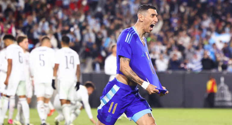 Ángel Di María, Selección Argentina. Foto: NA.