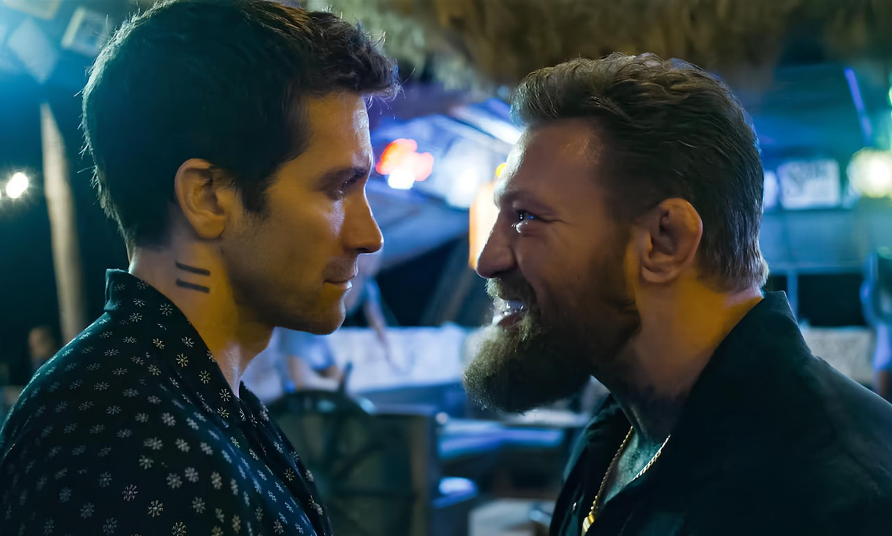 El Duro, con Jake Gyllenhaal y Conor McGregor. Foto: Captura.