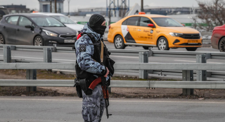 Reforzaron medidas de seguridad en Rusia tras el atentado. Foto: EFE.