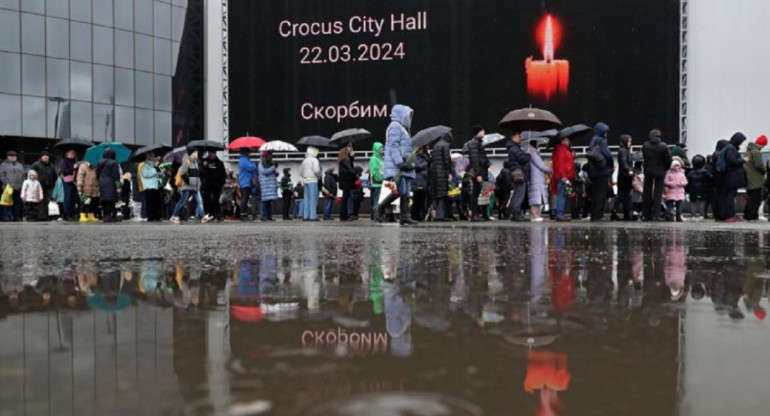 Atentado en Moscú. Foto: EFE