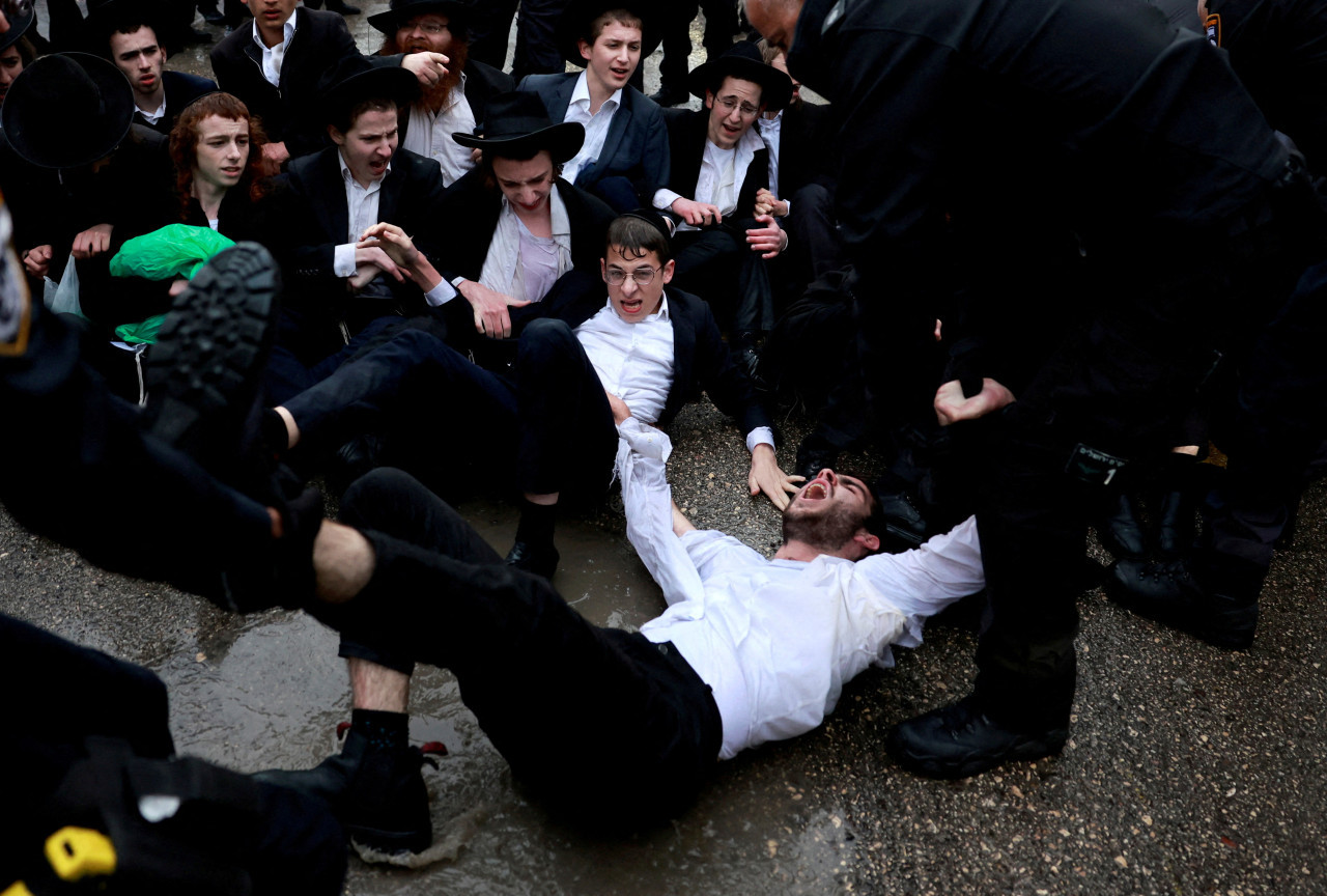 Ultraortodoxos en Israel. Foto: Reuters.