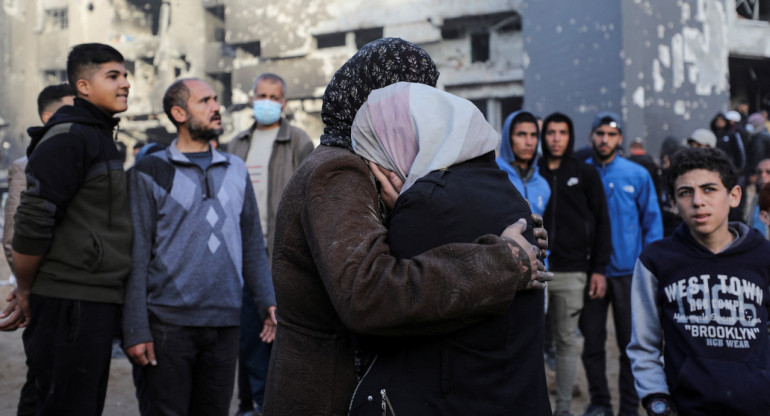 Destrucción del hospital Al Shifa, Franja de Gaza. Foto: Reuters.