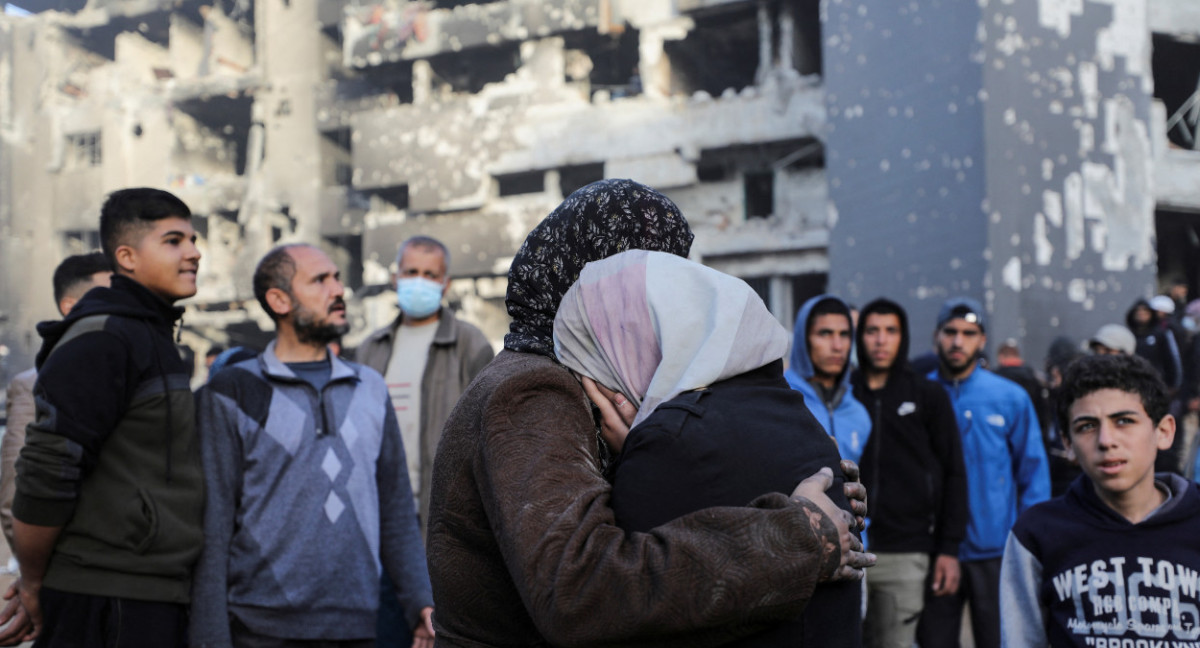 Destrucción del hospital Al Shifa, Franja de Gaza. Foto: Reuters.