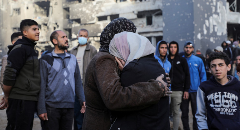 Destrucción del hospital Al Shifa, Franja de Gaza. Foto: Reuters.