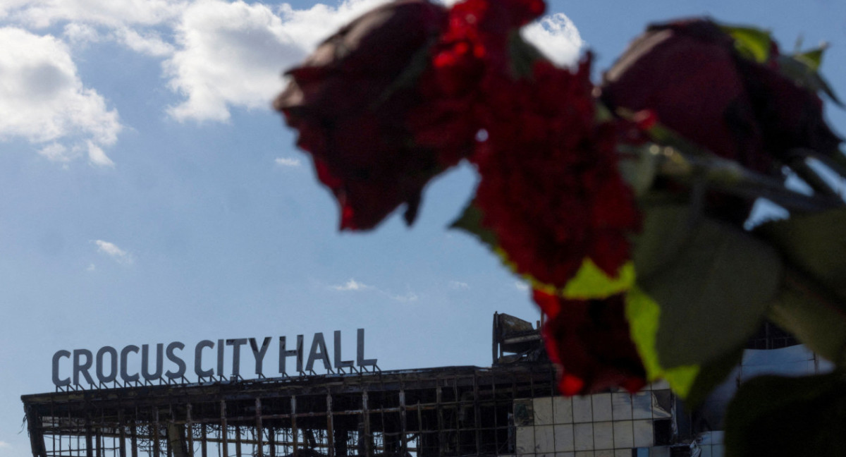 Crocus City Hall, Moscú. Foto: Reuters.