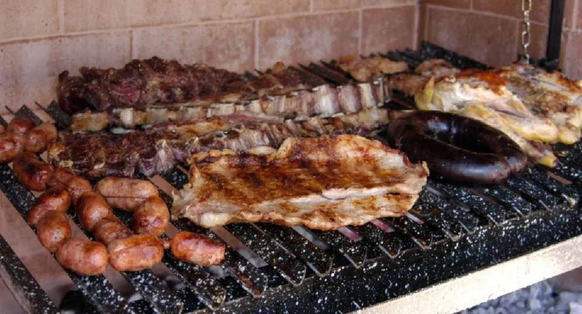 Asado. Foto: redes.