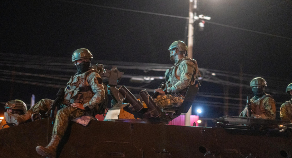 Operativo policial en Ecuador. Foto: EFE