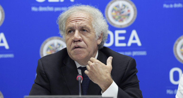 Luis Almagro, secretario general de la OEA. Foto: EFE.