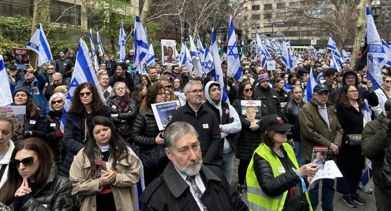 Judíos estadounidenses en Nueva York. Foto: EFE