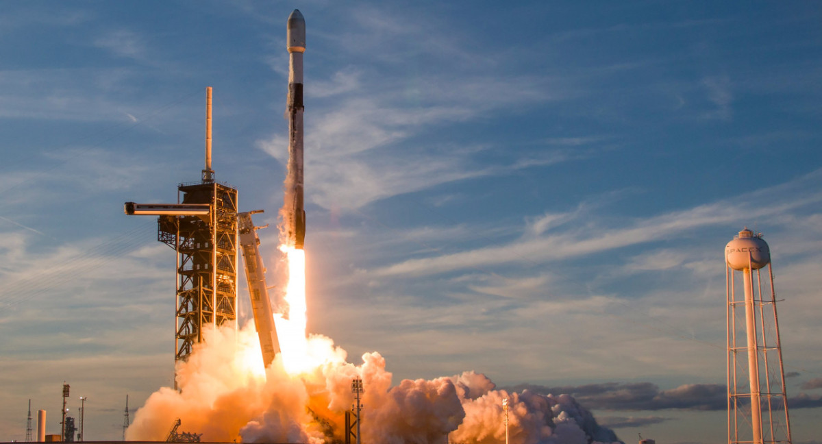 Lanzamiento del segundo satélite espía de Corea del Sur. Foto: X @SpaceX.