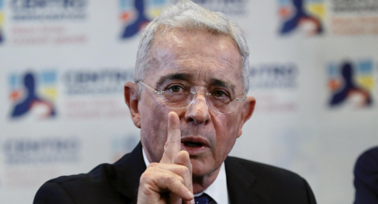 Álvaro Uribe, expresidente colombiano. Foto: EFE