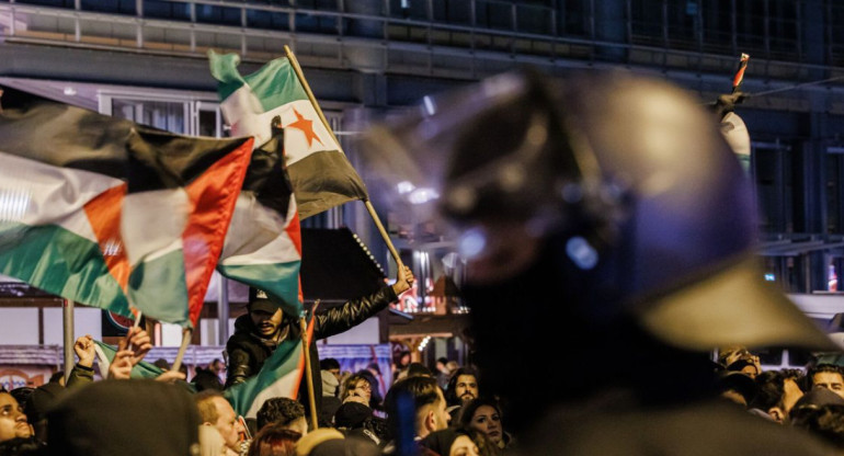 Marcha propalestina. Foto: archivo EFE