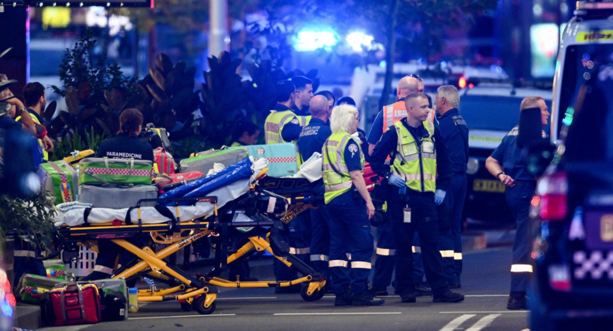 Ataque en un centro comercial de Australia. Foto: EFE.