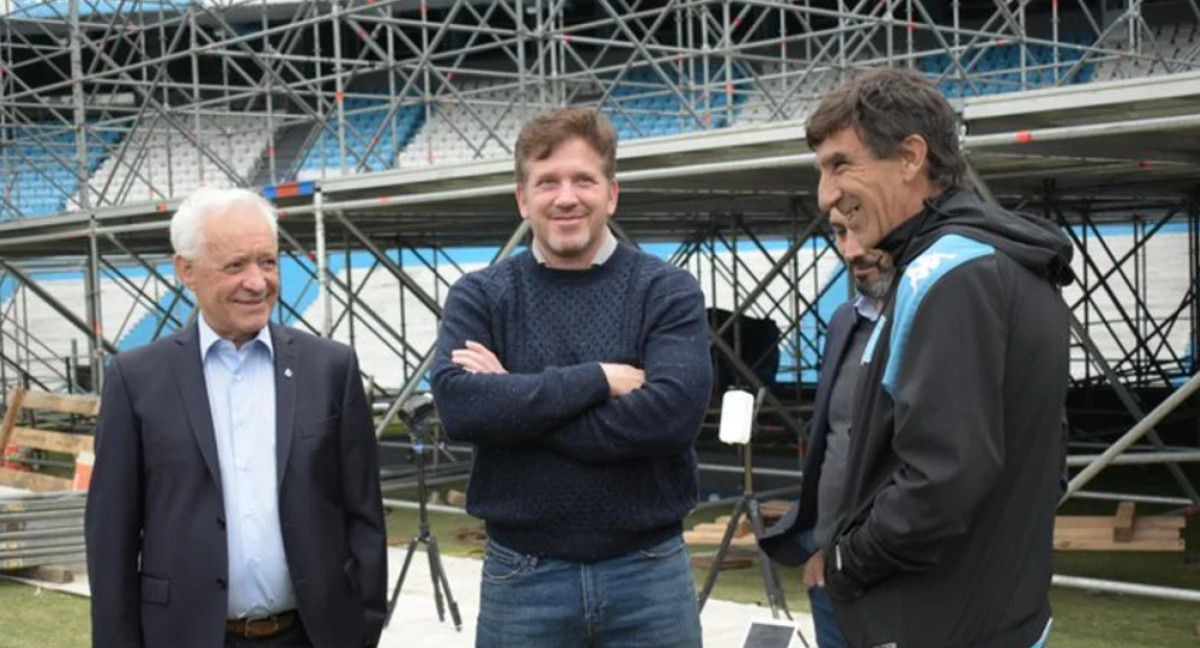 Víctor Blanco y Domínguez en el Cilindro. Foto: NA