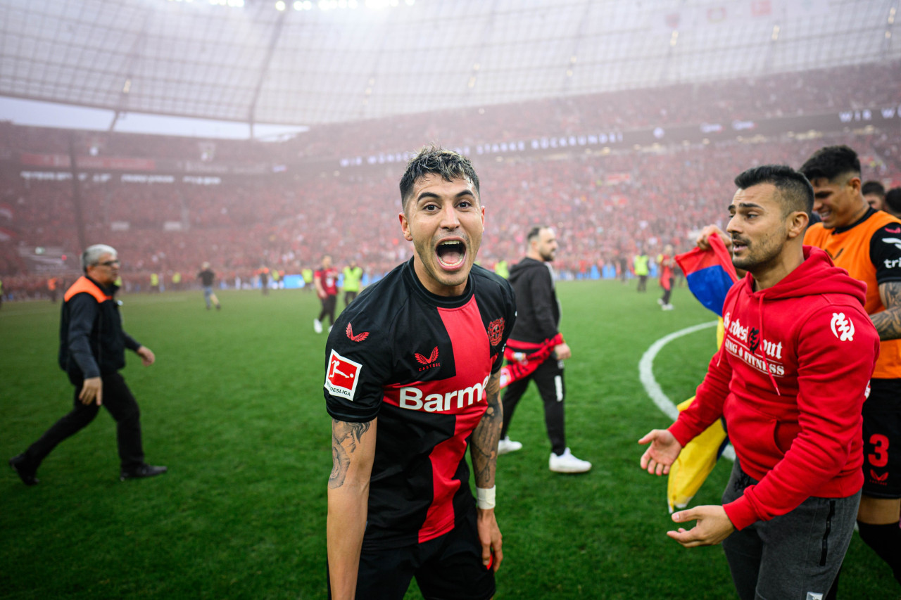 Exequiel Palacios, Bayer Leverkusen. Foto: X @bayer04fussball