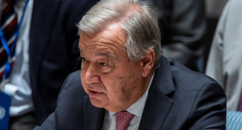 António Guterres, secretario general de la ONU. Foto: Reuters