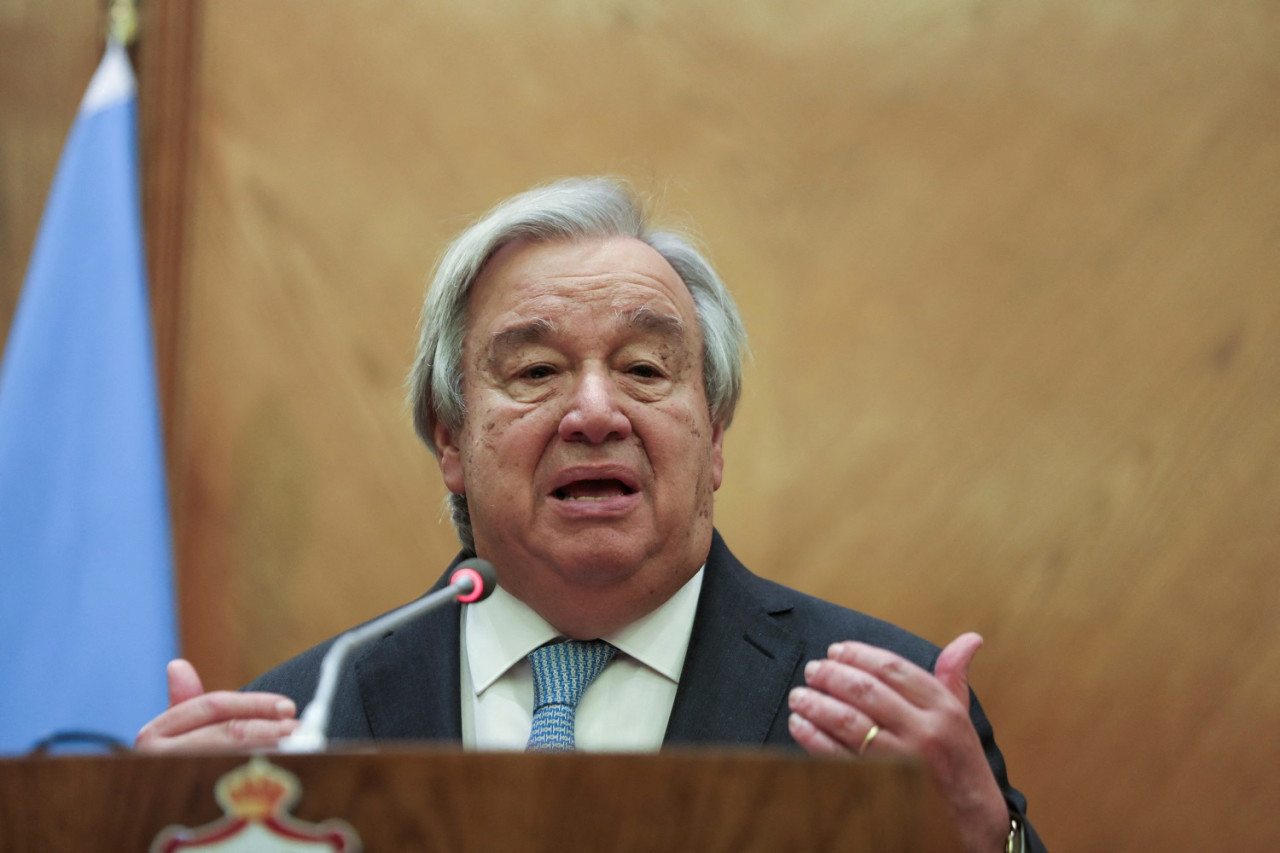 António Guterres, secretario general de la ONU. Foto: Reuters