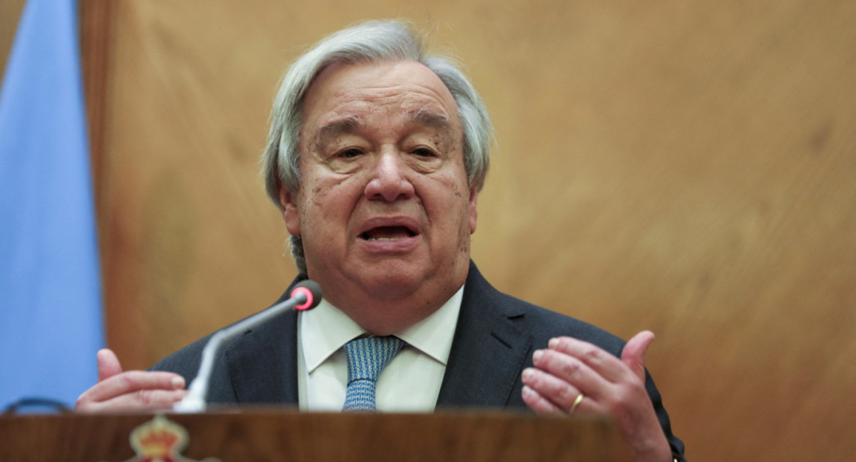 António Guterres, secretario general de la ONU. Foto: Reuters