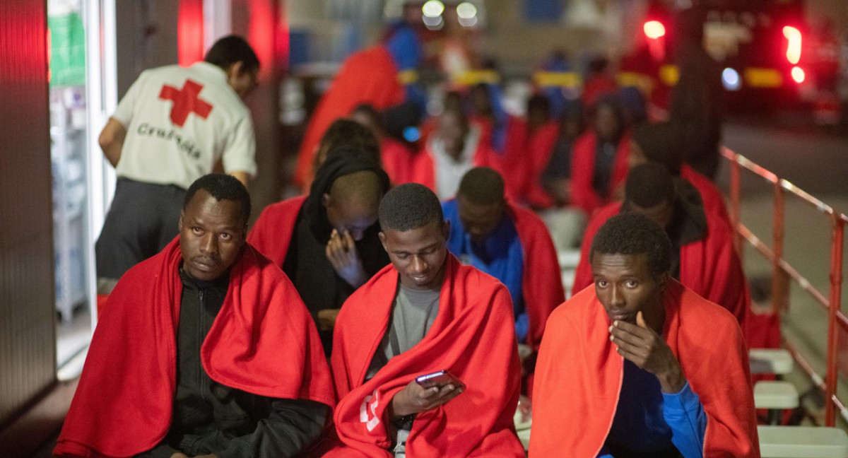 Migrantes en España. Foto: EFE