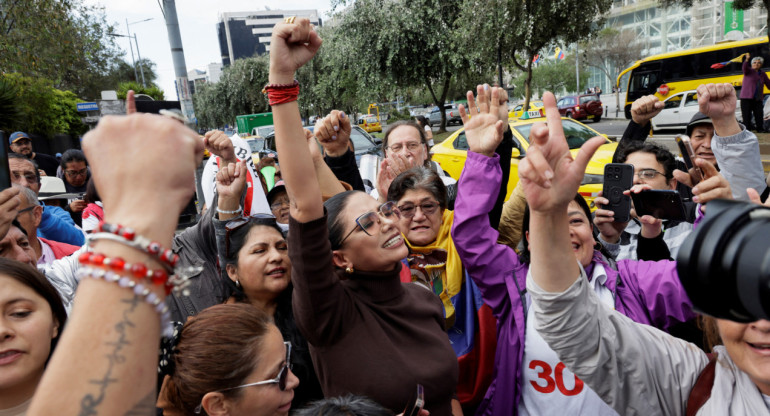 Manifestación en favor de Jorge Glas. Foto: Reuters