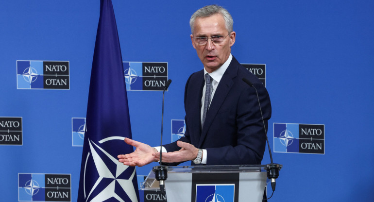 Jens Stoltenberg, secretario general de la OTAN. Foto: Reuters.