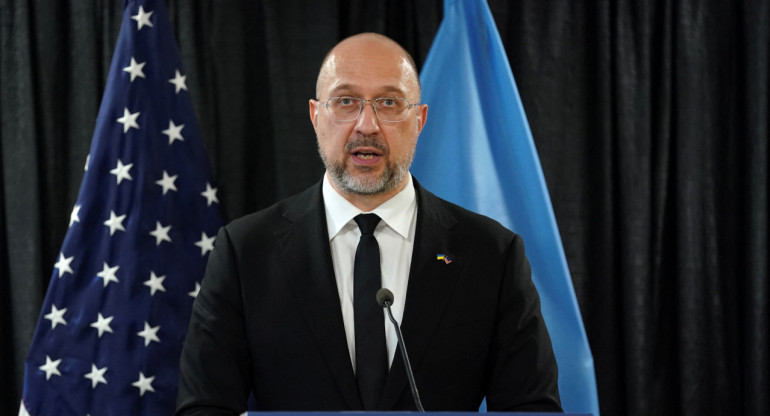 El primer ministro ucraniano, Denys Shmyhal. Foto: Reuters.