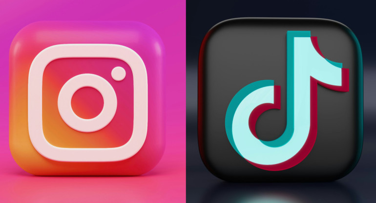 Instagram y TikTok. Foto: Unsplash.