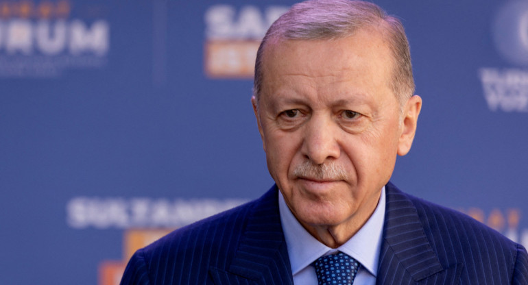 Recep Tayyip Erdogan, presidente de Turquía. Foto: REUTERS.