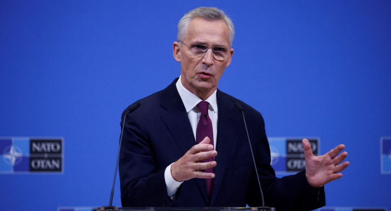 Jens Stoltenberg, secretario general de la OTAN. Foto: Reuters.