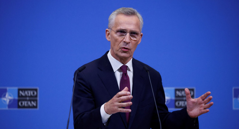 Jens Stoltenberg, secretario general de la OTAN. Foto: Reuters.