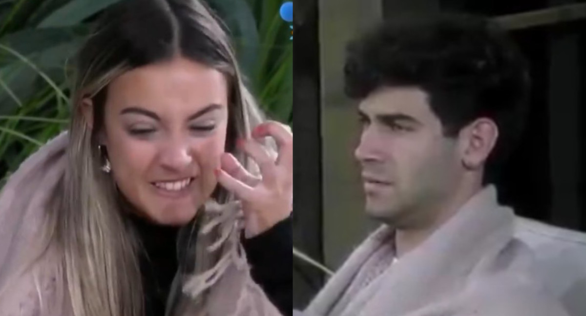 Tensión entre Florencia y Nicolás de Gran Hermano. Fotos: Capturas.