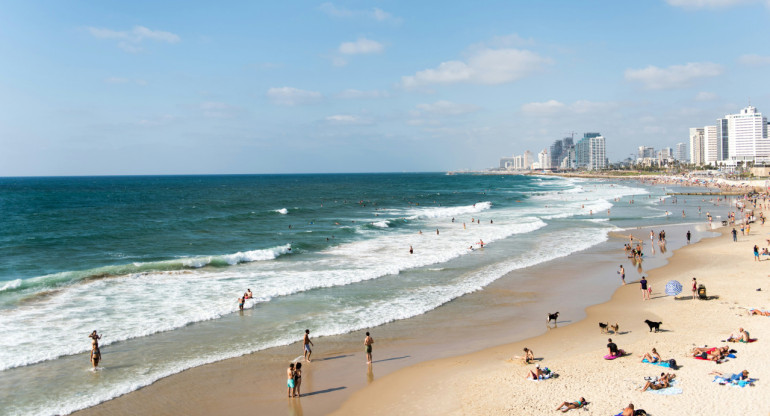 Mar Mediterráneo, Israel. Foto: Unsplash.