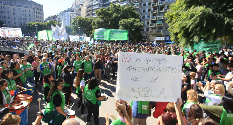 Marcha Federal Universitaria Argentina. Foto: NA