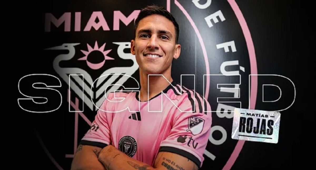 Matías Rojas usará la camiseta 7. Foto: Inter Miami FC.