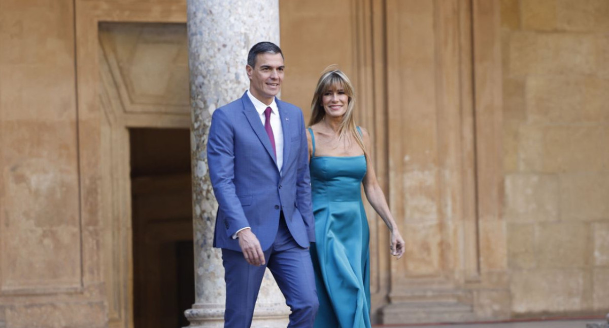 Pedro Sánchez Y Begoña Gómez, España. Foto: EFE