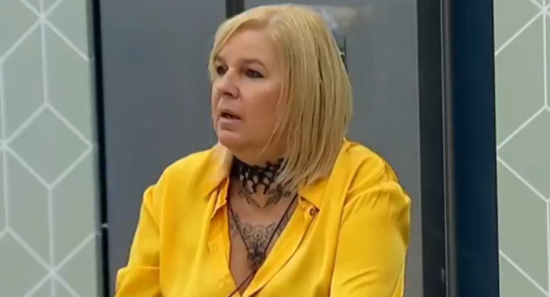 Virginia, participante de Gran Hermano. Foto captura Telefe.