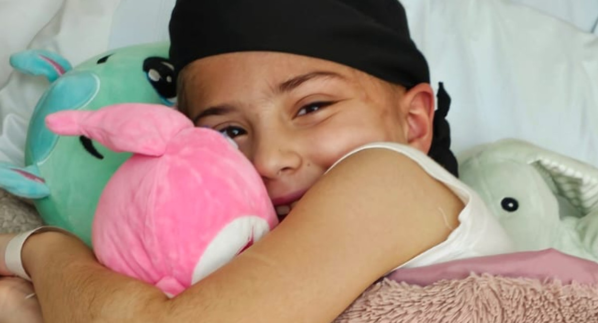 Isabella fue diagnosticada con un tumor cerebral.