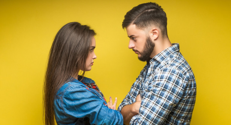 Pelea de pareja. Foto: Freepik