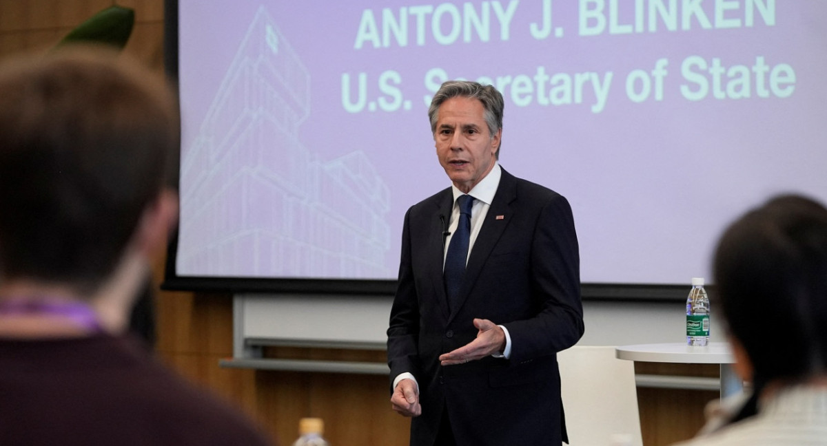 Antony Blinken en China. Foto: Reuters