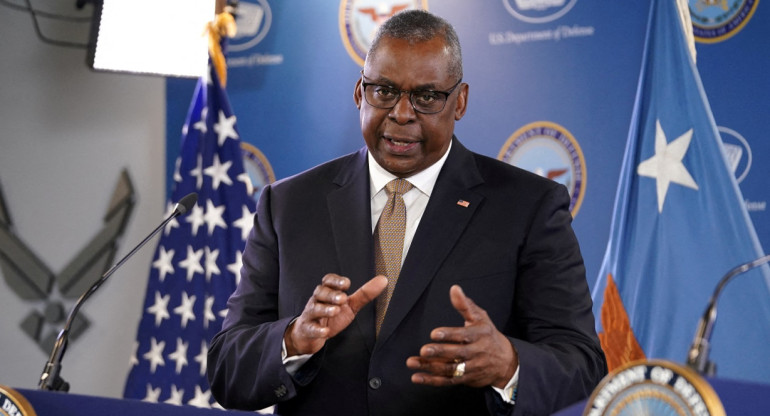 Lloyd Austin, secretario de Defensa de EEUU. Foto: Reuters