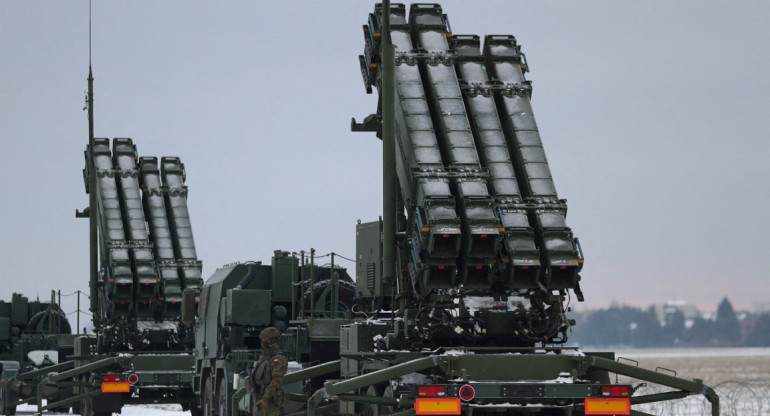 Sistema de defensa aérea Patriot. Foto: Reuters