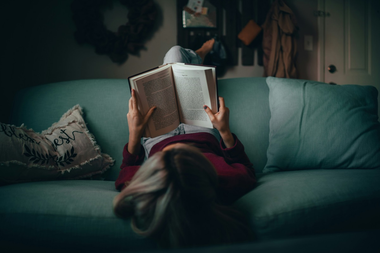 Lectura; libros; sueño. Foto: Unsplash.