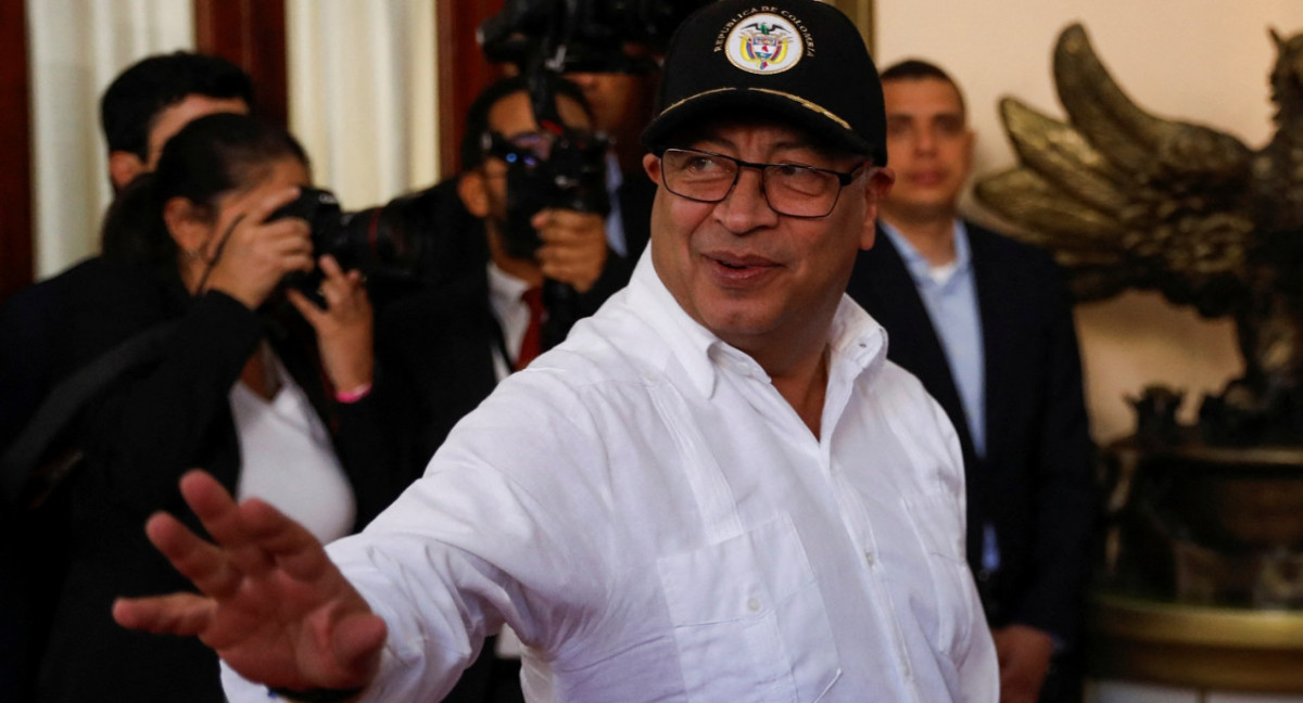 Gustavo Petro, presidente de Colombia. Foto: Reuters