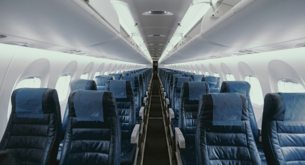 Asiento de avión; viaje. Foto: Unsplash