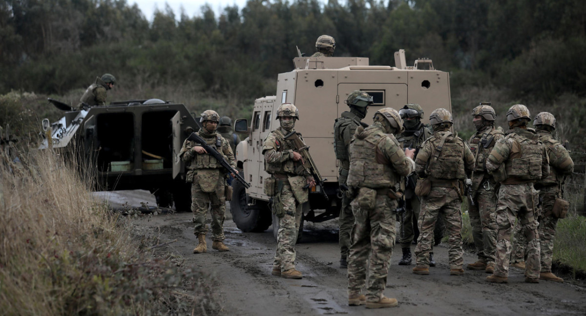 Carabineros Chile. Foto: EFE