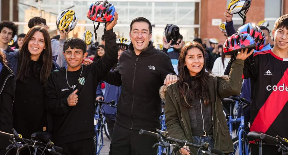 Se realizó la Segunda Bicicleteada Familiar en Malvinas Argentinas.